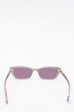 RRP€140 LOVE MOSCHINO MOL017/S Narrow Rectangle Sunglasses Heart Stud Glossy gallery photo number 4