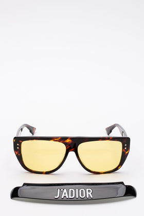RRP€400 DIOR DIORCLUB2 Flat Top Sunglasses Tinted Removable Visor 'J'ADIOR' gallery photo number 4
