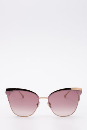 RRP€280 JIMMY CHOO JULY/S Butterfly Sunglasses Gradient Lenses Logo Sides gallery photo number 1