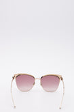 RRP€280 JIMMY CHOO JULY/S Butterfly Sunglasses Gradient Lenses Logo Sides gallery photo number 4