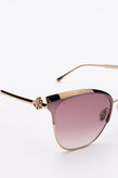 RRP€280 JIMMY CHOO JULY/S Butterfly Sunglasses Gradient Lenses Logo Sides gallery photo number 6