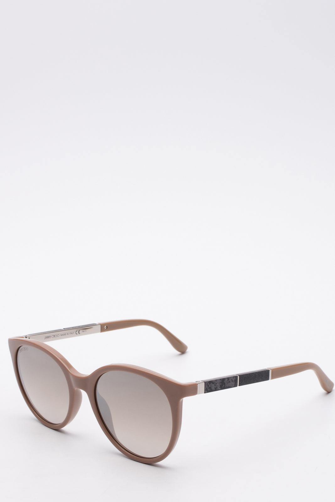 RRP €350 JIMMY CHOO ERIE/S Butterfly Sunglasses Mirrored Lens Made in Italy gallery main photo