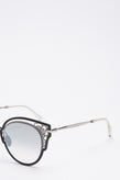 RRP€380 JIMMY CHOO DHELIA/S Round Butterfly Sunglasses Gradient Made in Italy gallery photo number 5