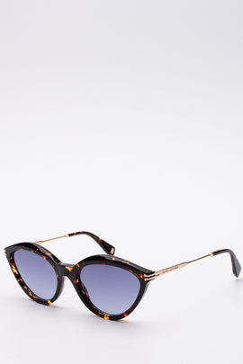 RRP€140 MARC JACOBS MJ 1004/S Cat Eye Sunglasses Gradient Lenses Tortoiseshell