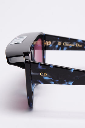 RRP€400 DIOR DIORCLUB2 Flat Top Sunglasses Detachable Visor 'J'ADIOR' Pink Lens gallery photo number 6