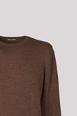 RRP€345 MALO Cashmere & Wool Jumper Size L Elbow Patches Thin Knit Crew Neck gallery photo number 7