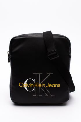 CALVIN KLEIN JEANS Monogram Soft Crossbody Bag Adjustable Strap Lightly Padded gallery photo number 1