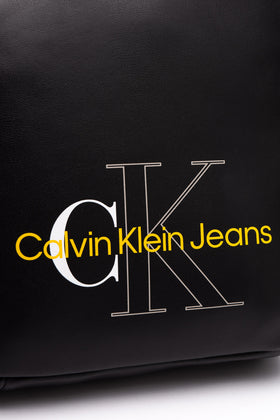 CALVIN KLEIN JEANS Monogram Soft Crossbody Bag Adjustable Strap Lightly Padded gallery photo number 6