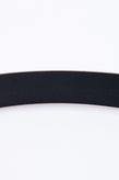 CALVIN KLEIN JEANS Leather Mono Hardware Belt Size 85/34 Skinny CK Logo gallery photo number 3