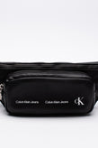 CALVIN KLEIN JEANS Recycled PU Leather Waist Bag Soft Sculpted Logo Zipped gallery photo number 3