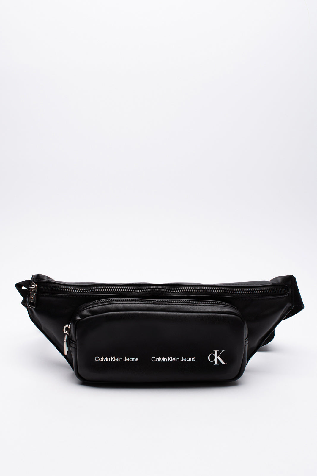 CALVIN KLEIN JEANS Recycled PU Leather Waist Bag Soft Sculpted Logo Zipped gallery main photo