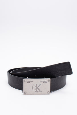 CALVIN KLEIN JEANS Reversible Leather Belt Size 105/42 Light Aged Blank Buckle
