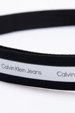 CALVIN KLEIN JEANS Long Webbing Belt Size 85/34 Coated Logo D Ring Slide Buckle gallery photo number 3