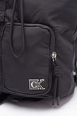 CALVIN KLEIN JEANS Flap Backpack Logo Front Pockets Adjustable Strap Drawstring gallery photo number 5