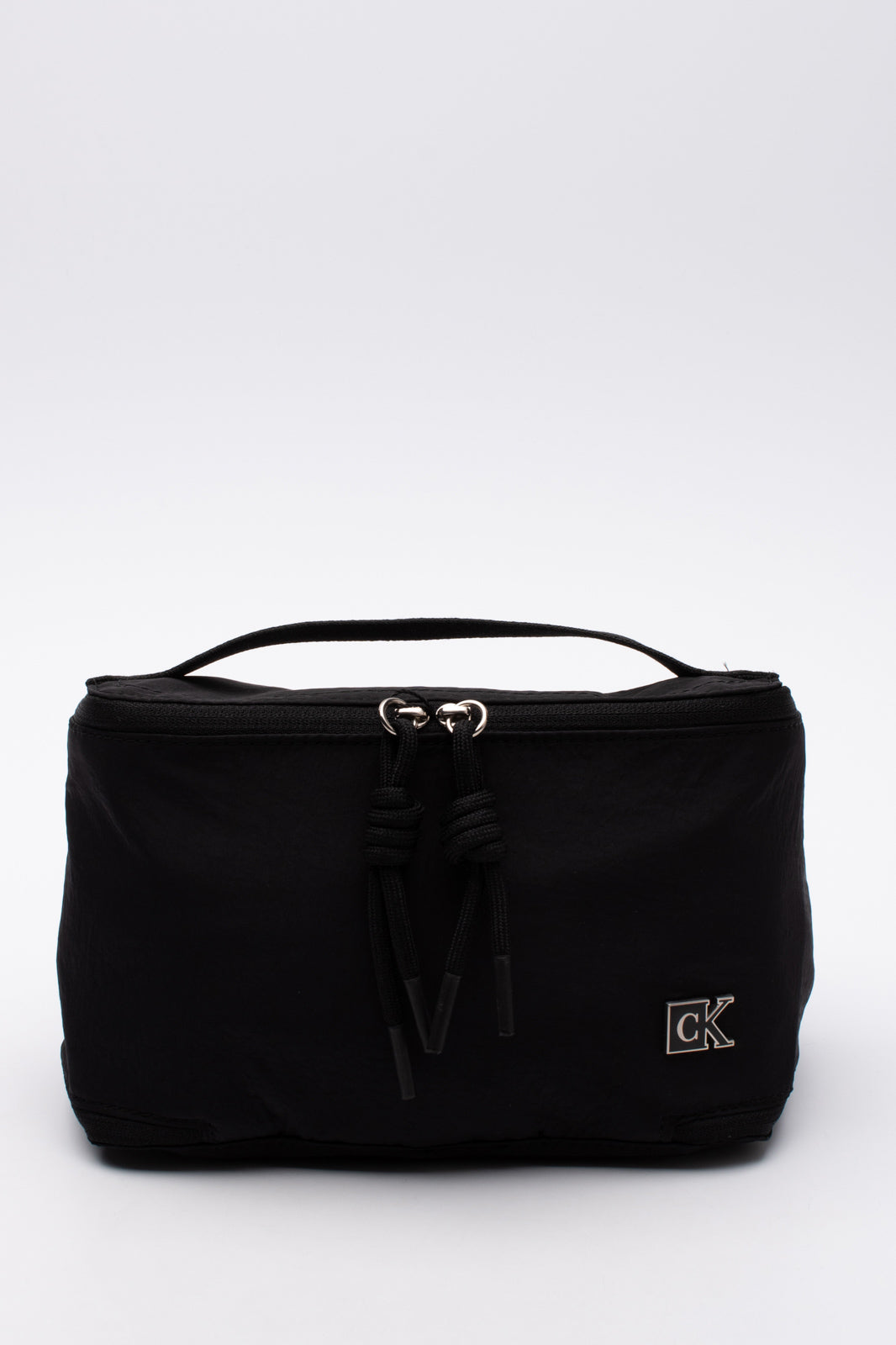 CALVIN KLEIN JEANS Foldable Makeup Cosmetic Bag Recycled Logo Top Handle Zipped gallery main photo