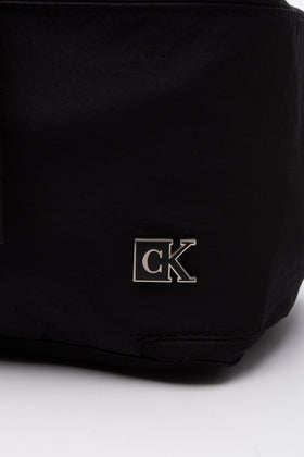 CALVIN KLEIN JEANS Foldable Makeup Cosmetic Bag Recycled Logo Top Handle Zipped gallery photo number 6