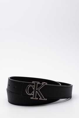 CALVIN KLEIN JEANS Recycled PU Leather Belt 90/36 Bonded Leather Logo Buckle