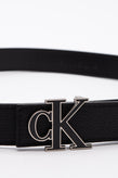 CALVIN KLEIN JEANS Recycled PU Leather Belt 90/36 Bonded Leather Logo Buckle gallery photo number 3
