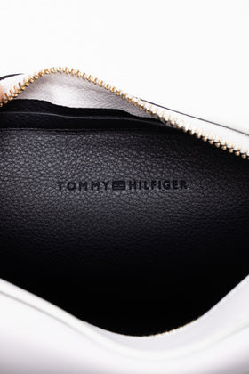 TOMMY HILFIGER ICONIC TOMMY CAMERA Shoulder Bag PU Leather Jacquard Strap Zipped gallery photo number 8