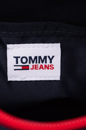 TOMMY JEANS Crossbody Bag Recycled Fabric Glued Logo Adjustable Strap Zipped gallery photo number 8