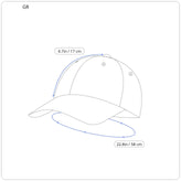 TOMMY HILFIGER Baseball Cap One Size Adjustable Striped Strap Metal Logo gallery photo number 4