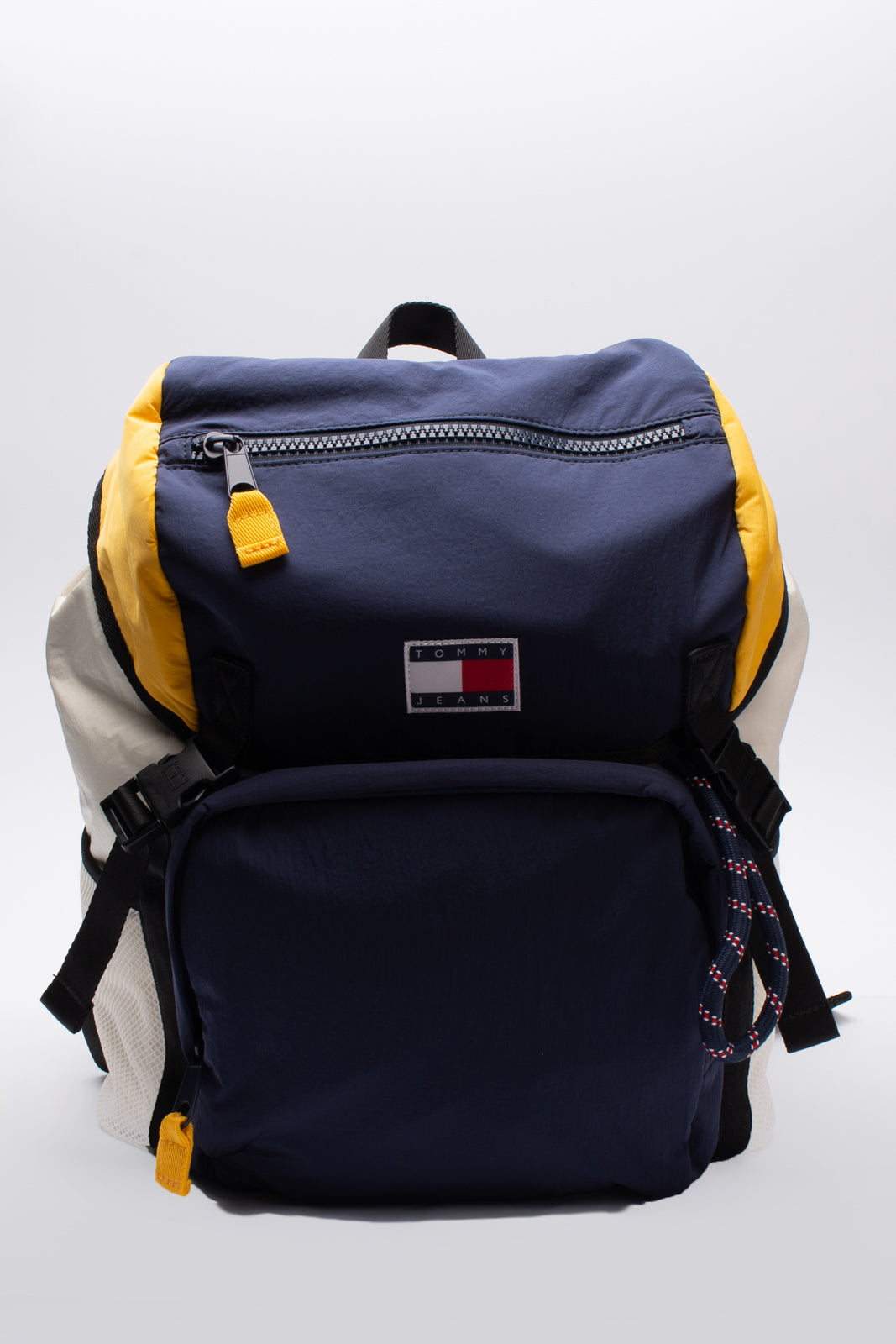 TOMMY JEANS 2in1 Backpack Slouchy Design Recycled Fabric Padded Back Logo Patch gallery main photo