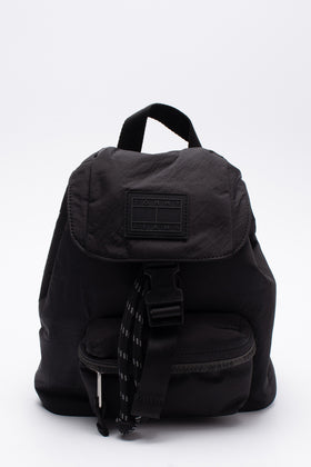 TOMMY JEANS Flap Backpack Recycled Fabric Adjustable Straps Drawstring Closure gallery photo number 1
