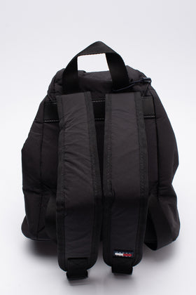 TOMMY JEANS Flap Backpack Recycled Fabric Adjustable Straps Drawstring Closure gallery photo number 3