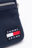 TOMMY JEANS Crossbody Bag Recycled Fabric Padded Logo Patch Adjustable Strap gallery photo number 4
