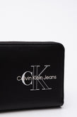 CALVIN KLEIN JEANS Sculpted Zip Around Clutch Wallet PU Leather Logo Card Pocket gallery photo number 5