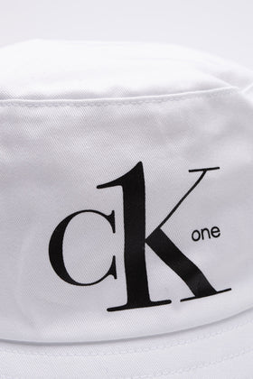 CALVIN KLEIN Bucket Hat One Size Mesh Lining Coated Logo Two Tone gallery photo number 5