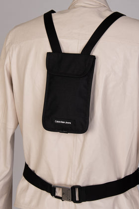 CALVIN KLEIN JEANS Convertible Chest Waist & Phone Crossbody Bag Logo Front gallery photo number 2
