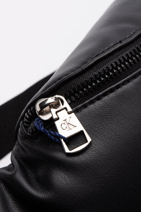 CALVIN KLEIN JEANS Bum Bag Waist Pack Soft PU Leather Coating Logo Front Zipped gallery photo number 5