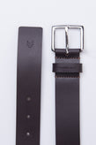 CALVIN KLEIN JEANS Leather Classic Belt Size 95/38 Debossed Logo Two Tone gallery photo number 4