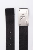 CALVIN KLEIN JEANS Reversible Leather Belt Size 105/42 Light Aged Blank Buckle gallery photo number 6