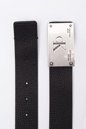 CALVIN KLEIN JEANS Reversible Leather Belt Size 105/42 Light Aged Blank Buckle gallery photo number 6