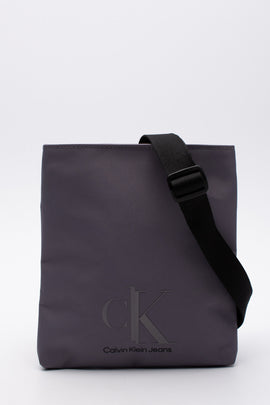 CALVIN KLEIN JEANS Sport Essentials Crossbody Bag Recycled Fabric Zip Closure