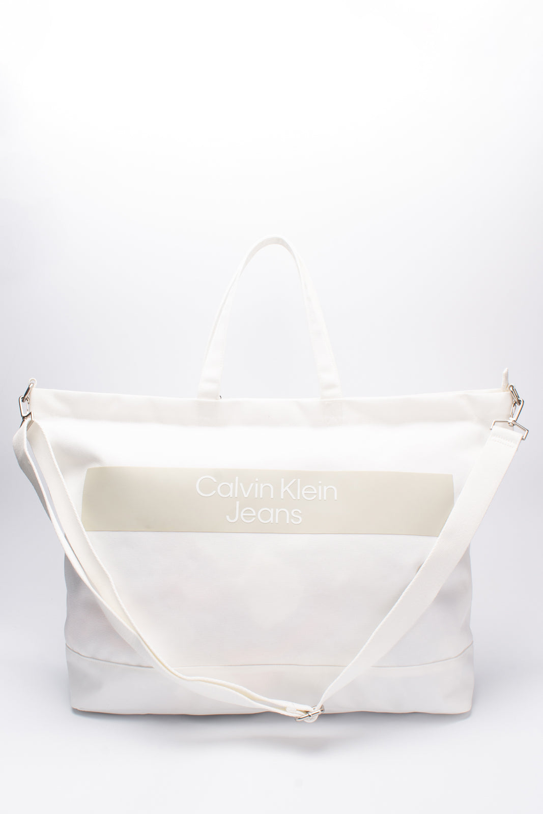 CALVIN KLEIN JEANS Recycled Travel Tote Bag Extra Large Detachable Strap Zipped gallery main photo