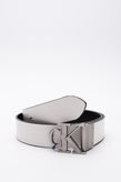CALVIN KLEIN JEANS Reversible Leather Belt Size 85/34 CK Logo Blank Buckle gallery photo number 3