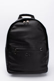 CALVIN KLEIN PU Leather Backpack Large Black Laptop Sleeve Padded Back & Straps gallery photo number 1
