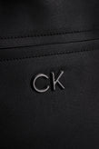 CALVIN KLEIN PU Leather Backpack Large Black Laptop Sleeve Padded Back & Straps gallery photo number 5