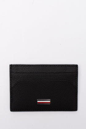 TOMMY HILFIGER Grainy Leather Business Card Holder Mini Wallet RFID Blocking gallery photo number 3