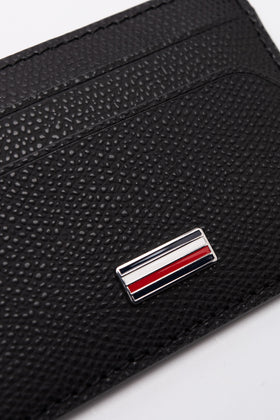 TOMMY HILFIGER Grainy Leather Business Card Holder Mini Wallet RFID Blocking gallery photo number 6