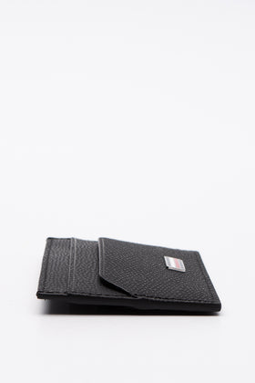 TOMMY HILFIGER Grainy Leather Business Card Holder Mini Wallet RFID Blocking gallery photo number 5