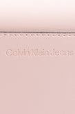 CALVIN KLEIN JEANS Crossbody Shoulder Bag PU Leather CK Logo Push Lock Flap gallery photo number 5
