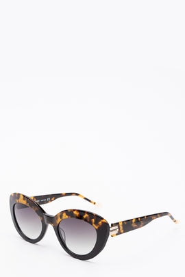 RRP€229 BORBONESE 7105 Cat Eye Sunglasses HANDMADE Tortoiseshell Anti-Reflective