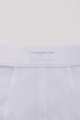 RRP €58 ZEGNA Micromodal Boxer Trunks US/UK38 EU48 M White Logo Made in Italy gallery photo number 3