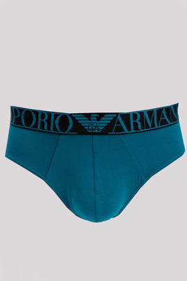 RRP€46 EMPORIO ARMANI ENDURANCE 2 PACK Briefs US36 IT46 S Branded Waistband