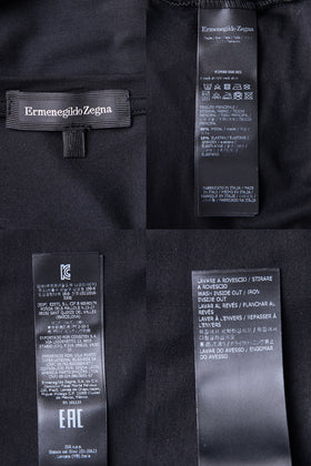RRP €68 ZEGNA Micromodal T-Shirt Top US/UK34 EU44 XS Black Short Sleeve V-Neck gallery photo number 7