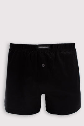 RRP €55 ZEGNA Cotton Boxer Shorts US/UK42 EU52 XL Black Made in Italy